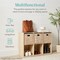 Best Choice Products 6-Cube Bookshelf, 11in Display Storage System, Organizer w/ Removable Back Panels